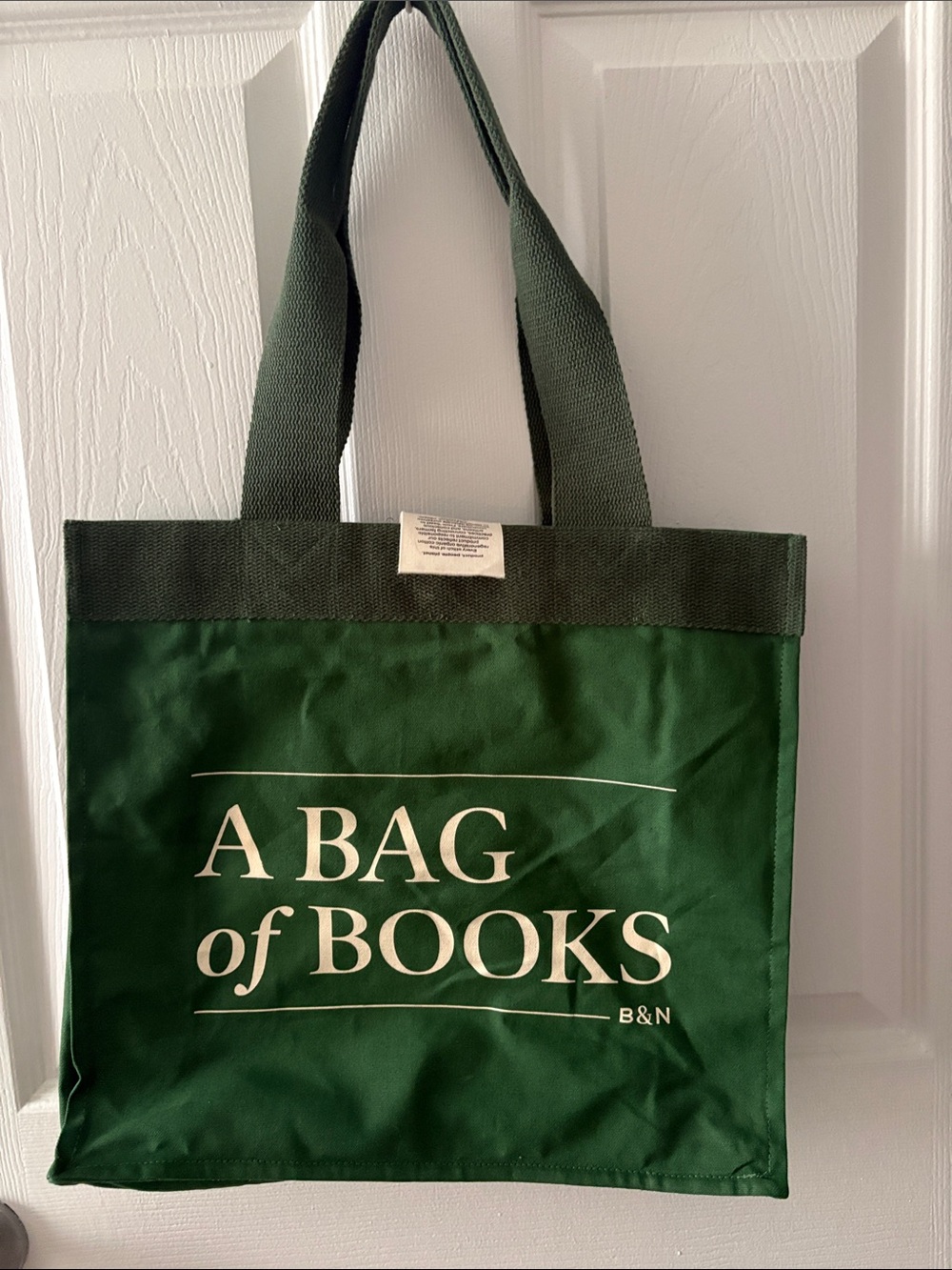 Barnes & Noble Dark Green 'A Bag of Books' Tote